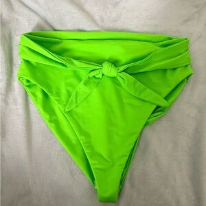NWOT Mara Hoffman Bright Green Bikini Bottom